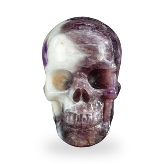 Dream Amethyst crystal skull 3" SKH30AM01 hand carved gemstone