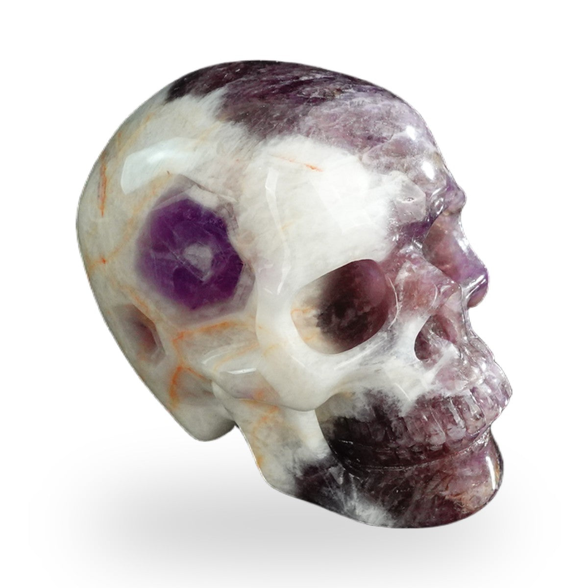 Dream Amethyst crystal skull 3" SKH30AM01 view 3