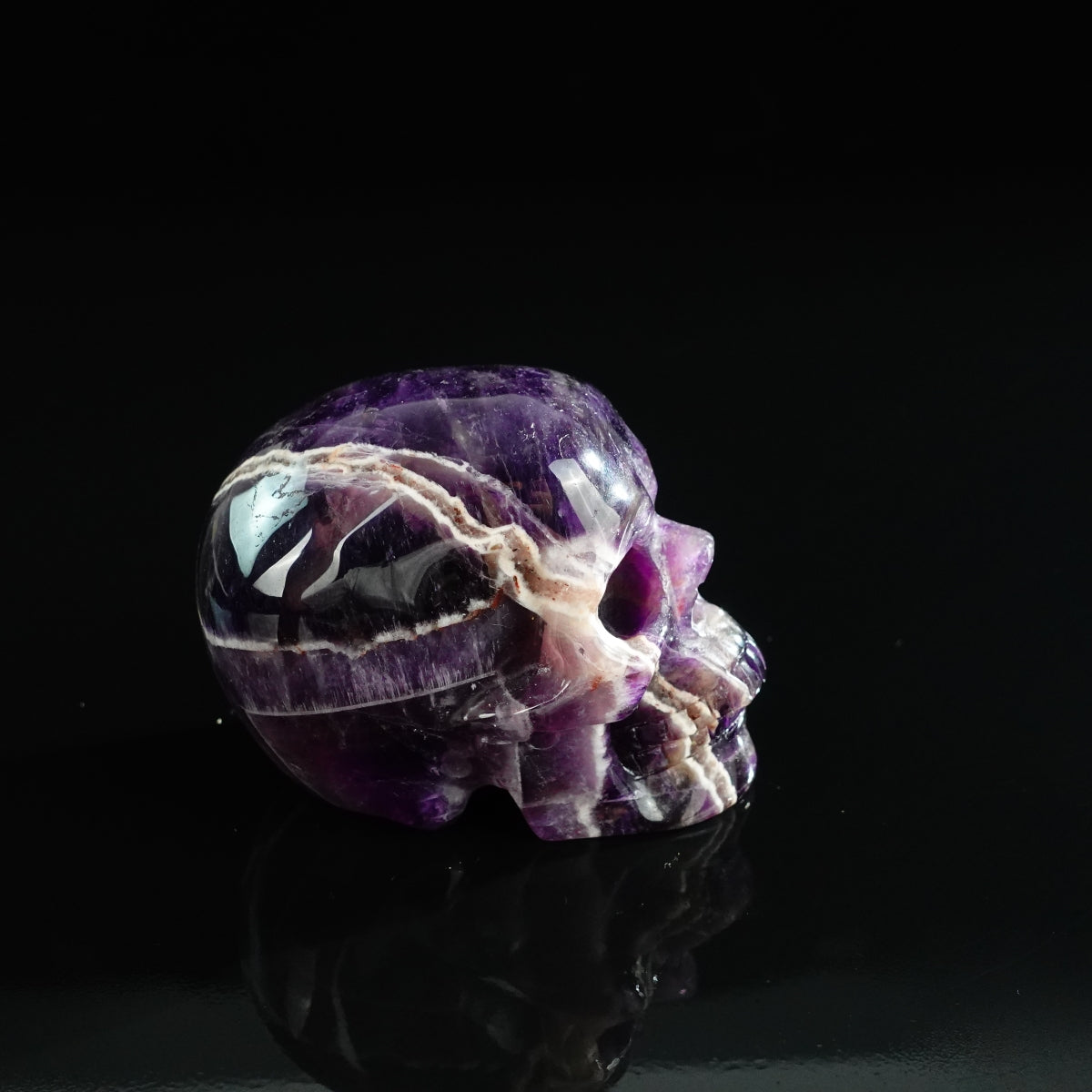 Dream Amethyst crystal skull 3" SKH30AM07 photo 4