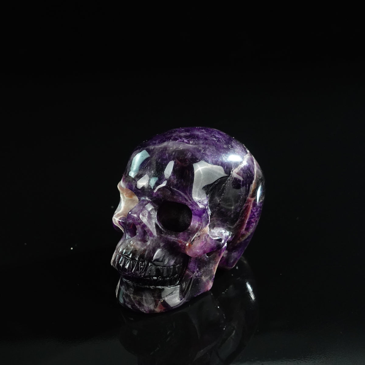 Dream Amethyst crystal skull 3" SKH30AM07 photo 7