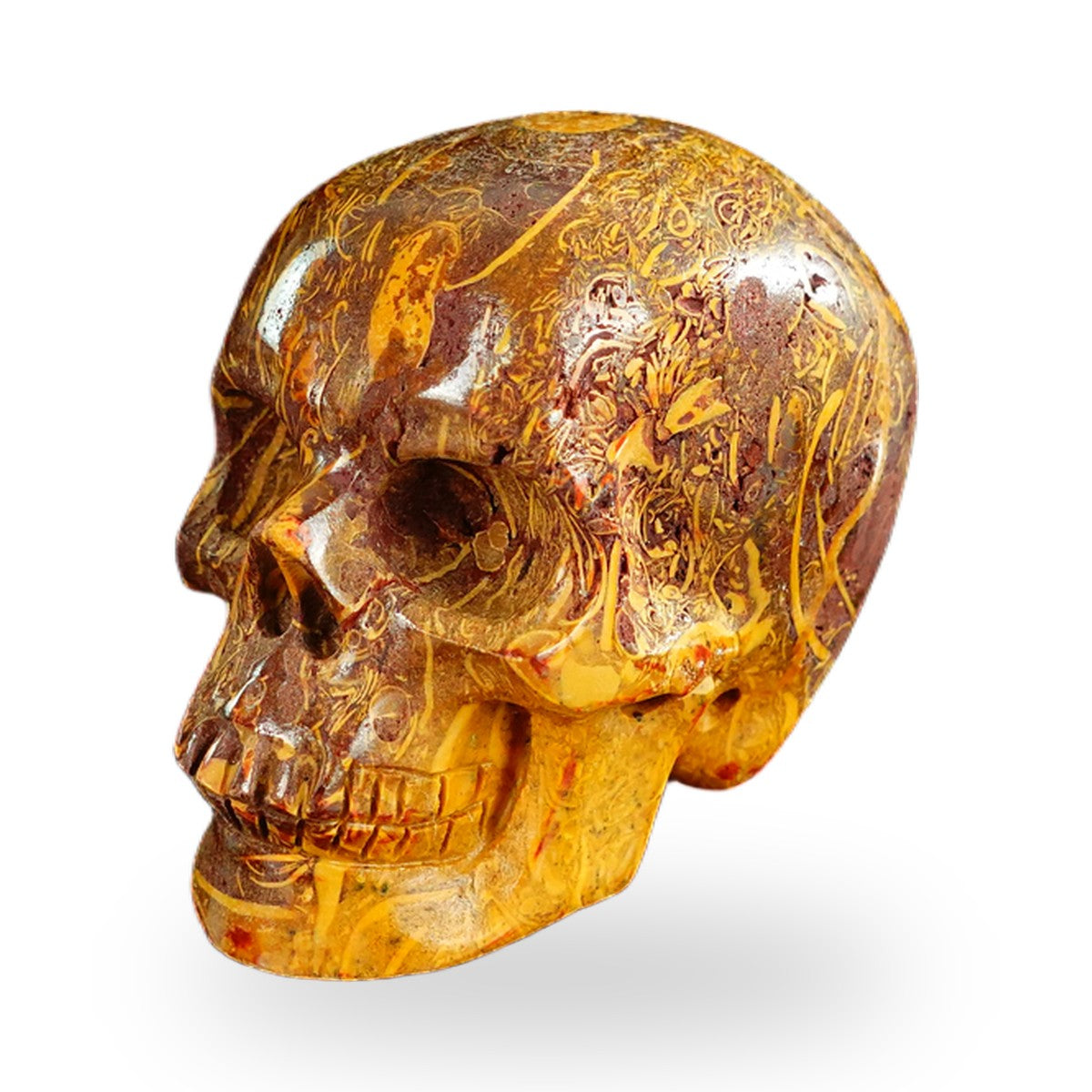Elephant Skin Jasper crystal skull 2.2" SKH20ES03 photo 6