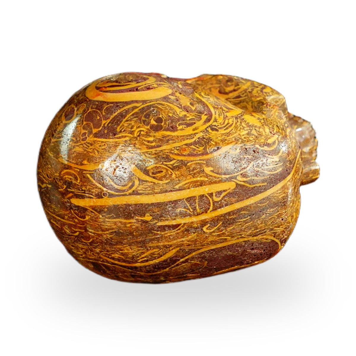 Elephant Skin Jasper crystal skull 2.2" SKH20ES14 photo 2