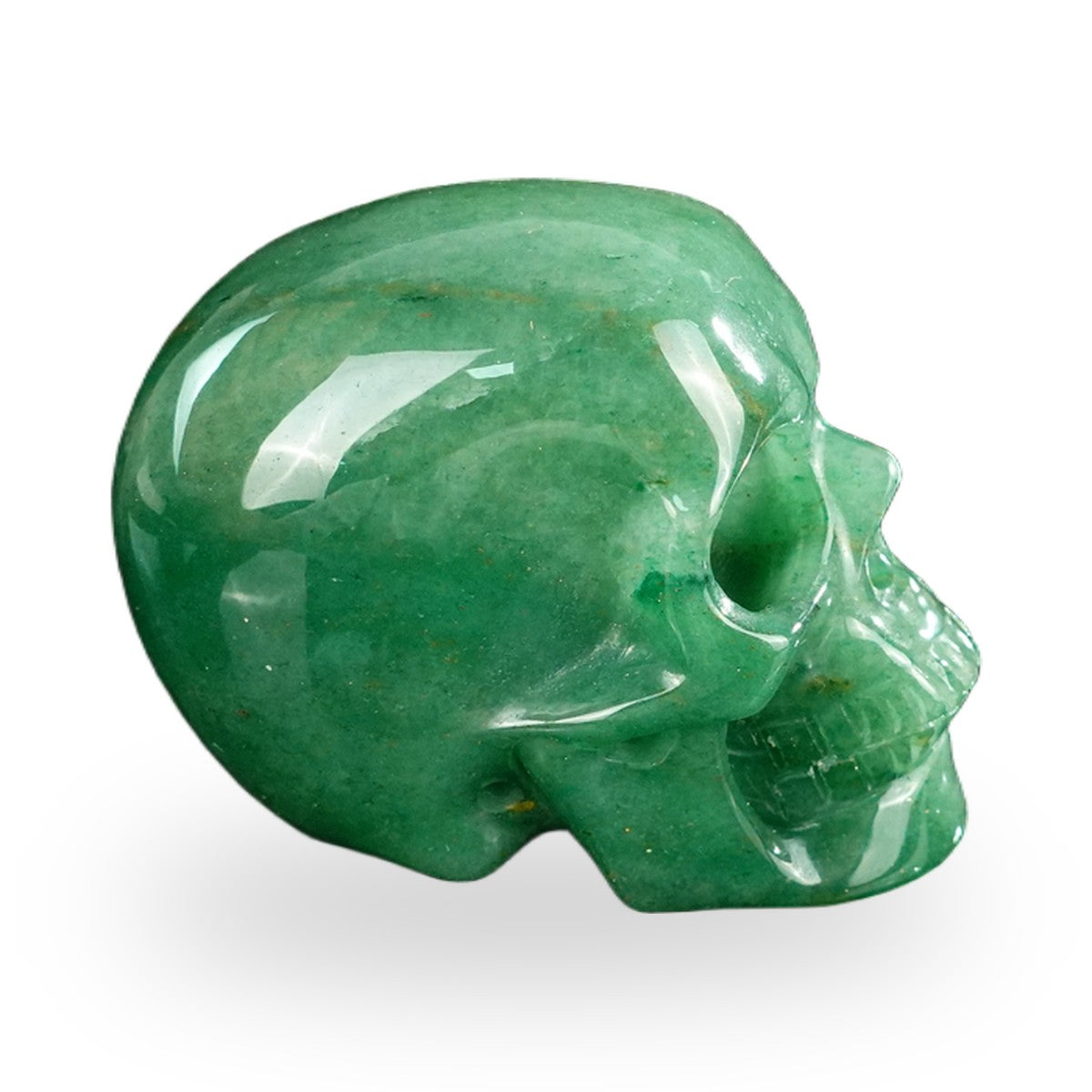 Green Aventurine crystal skull 2.2" SKH20GA02 photo 5