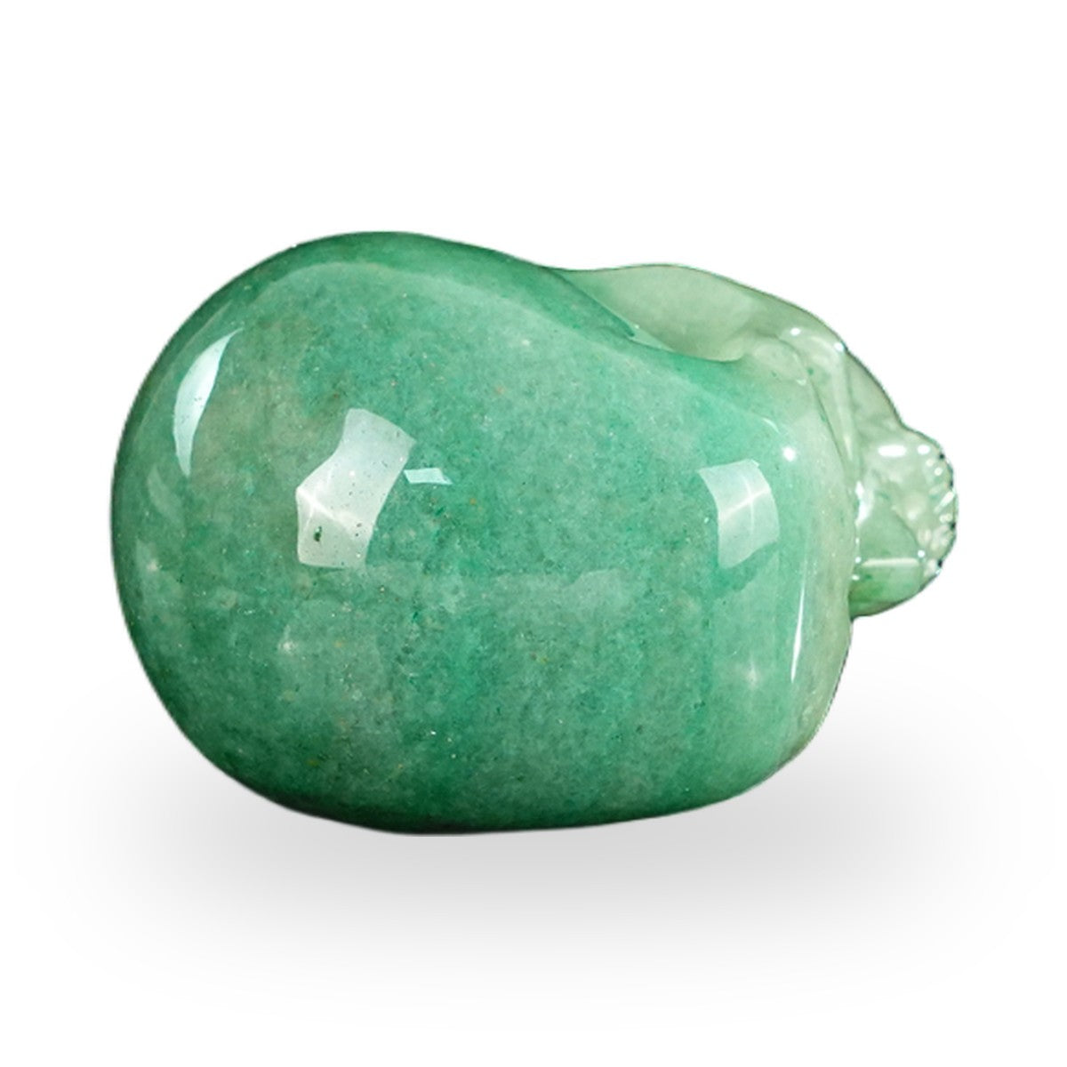 Green Aventurine crystal skull 2.2" SKH20GA03 photo 2