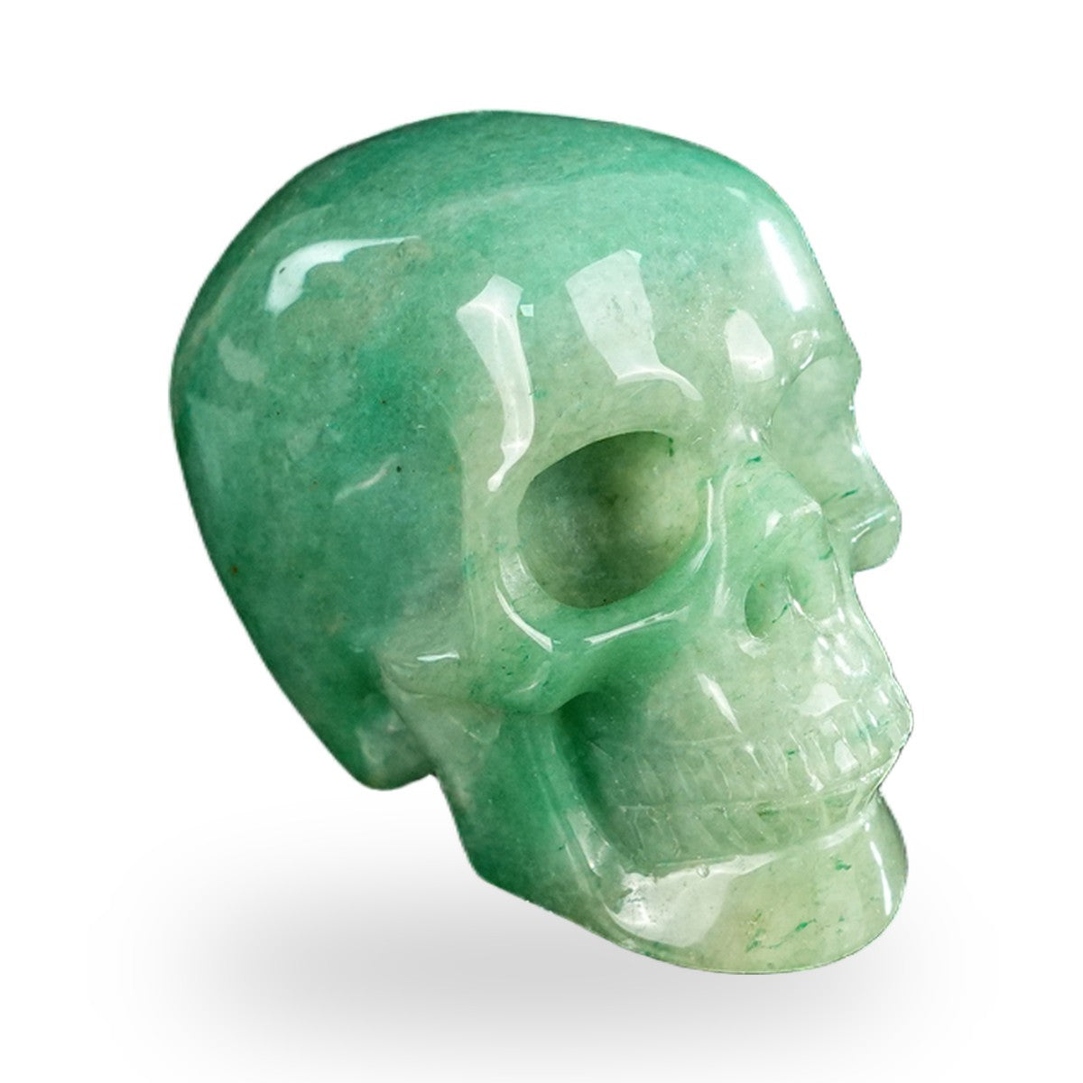 Green Aventurine crystal skull 2.2" SKH20GA03 photo 4