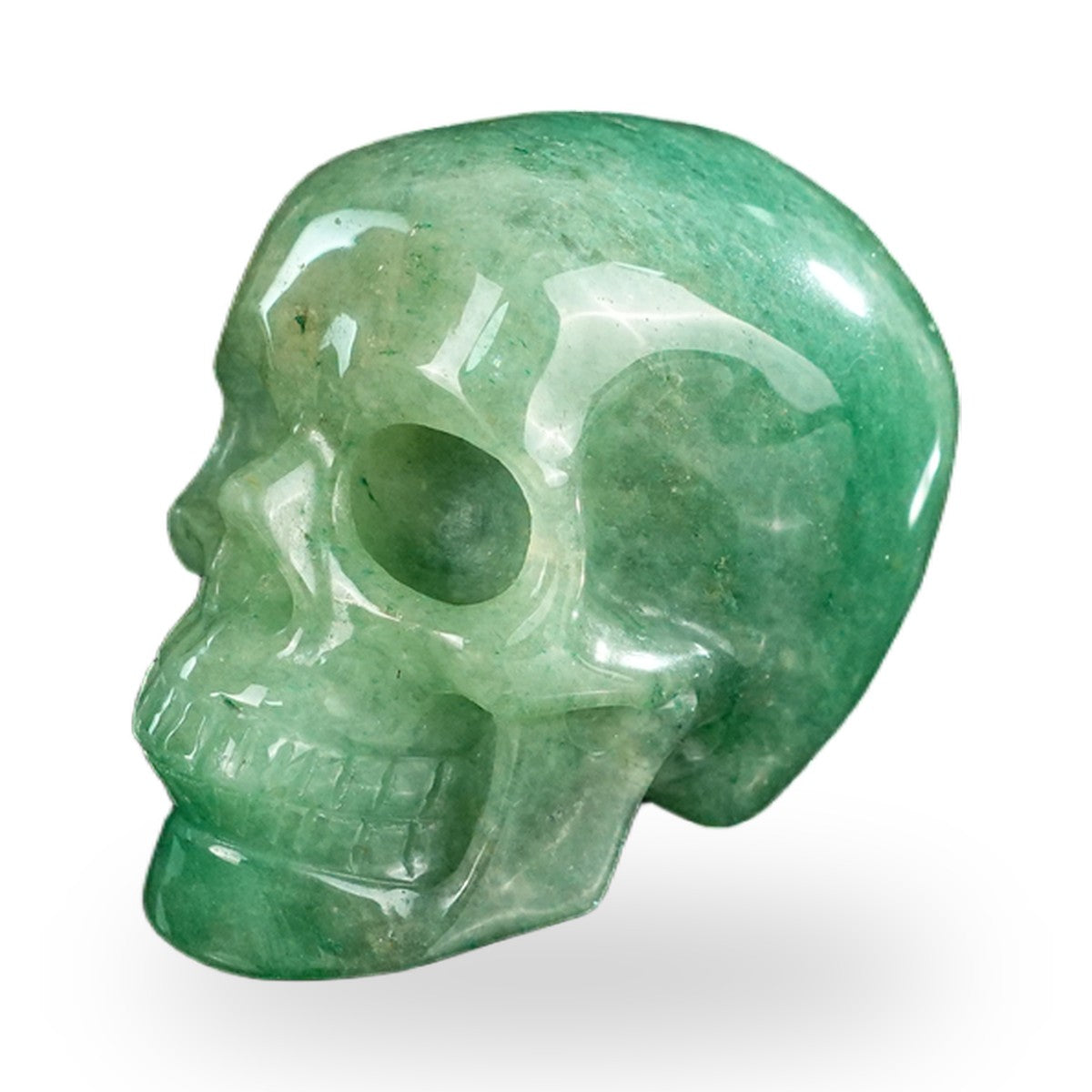 Green Aventurine crystal skull 2.2" SKH20GA04 photo 7