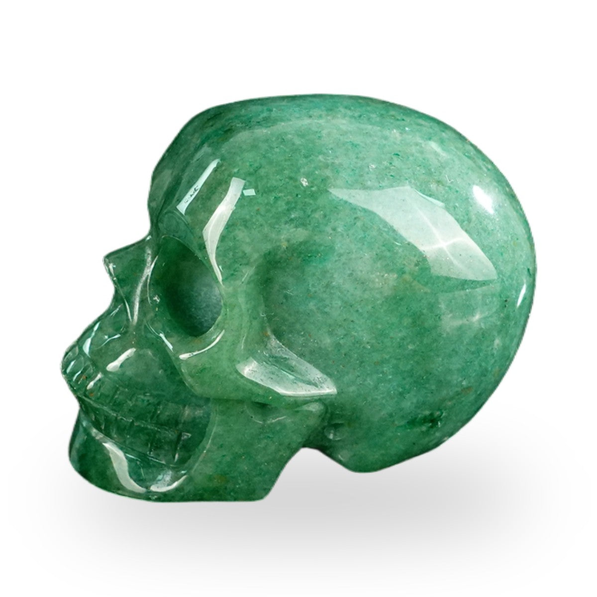 Green Aventurine crystal skull 2.2" SKH20GA08 photo 6