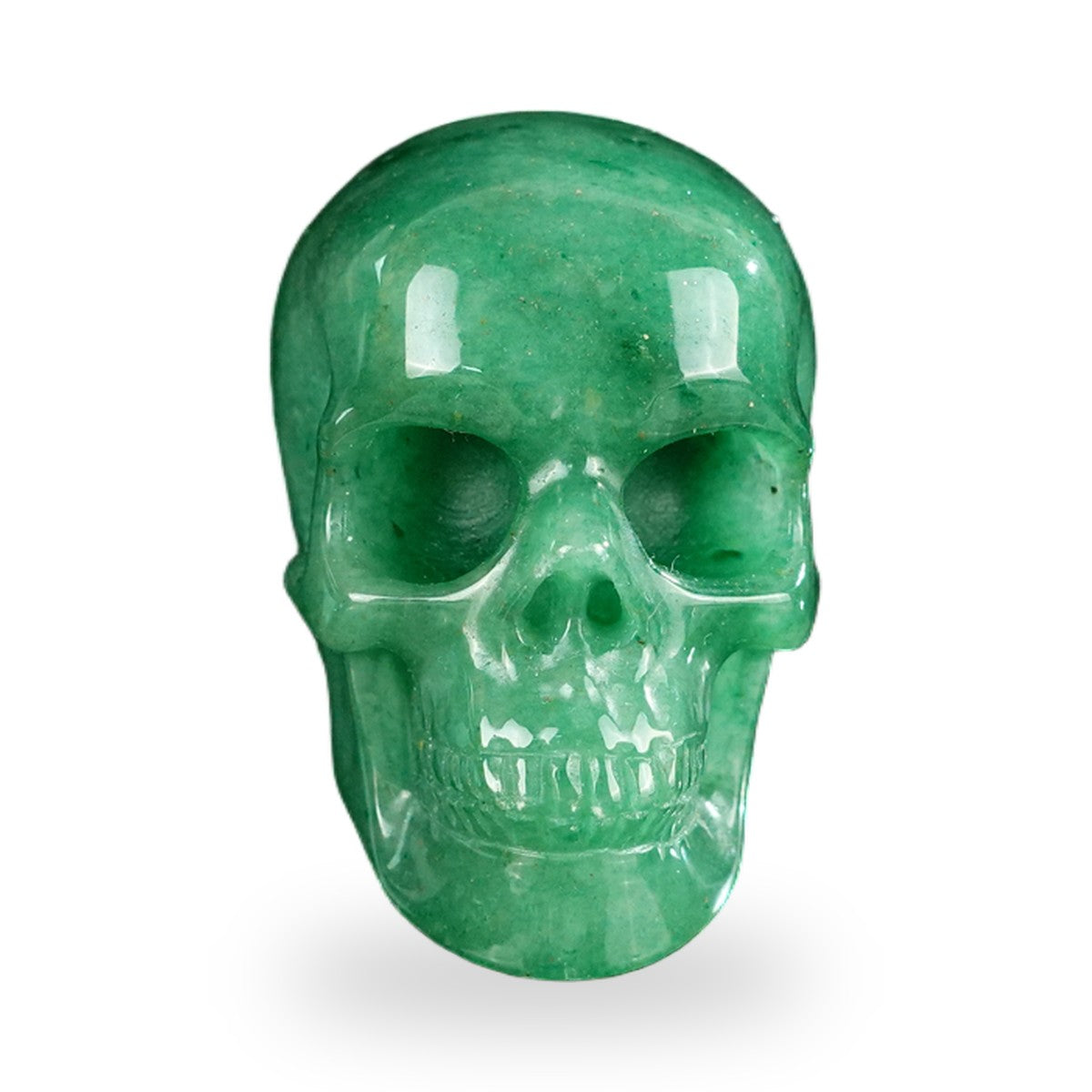 Green Aventurine crystal skull 2.2" SKH20GA10 photo 1