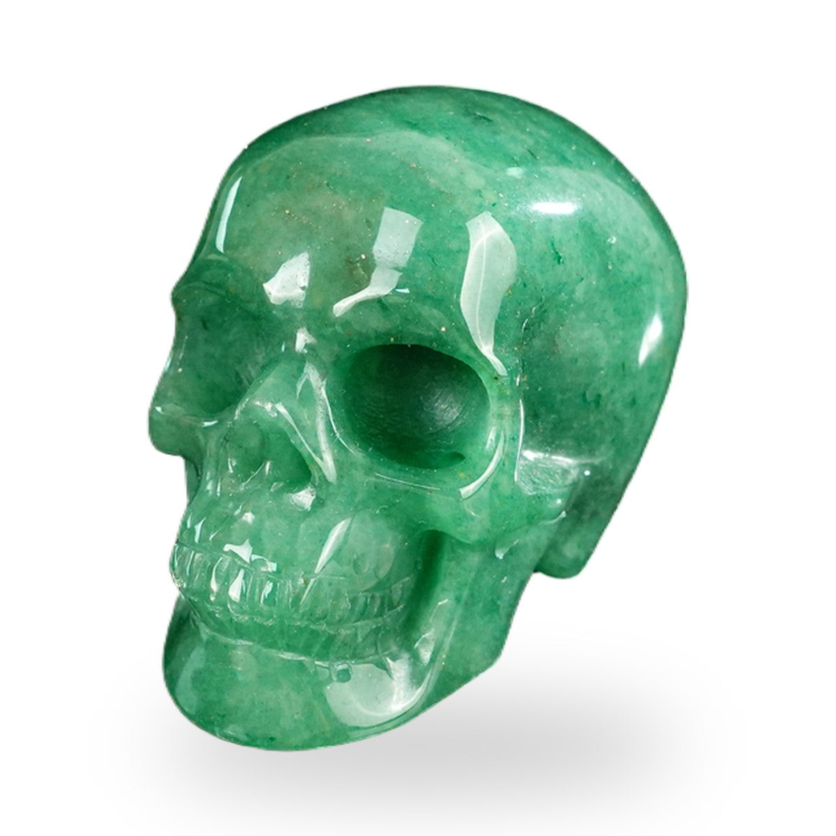 Green Aventurine crystal skull 2.2" SKH20GA10 photo 8