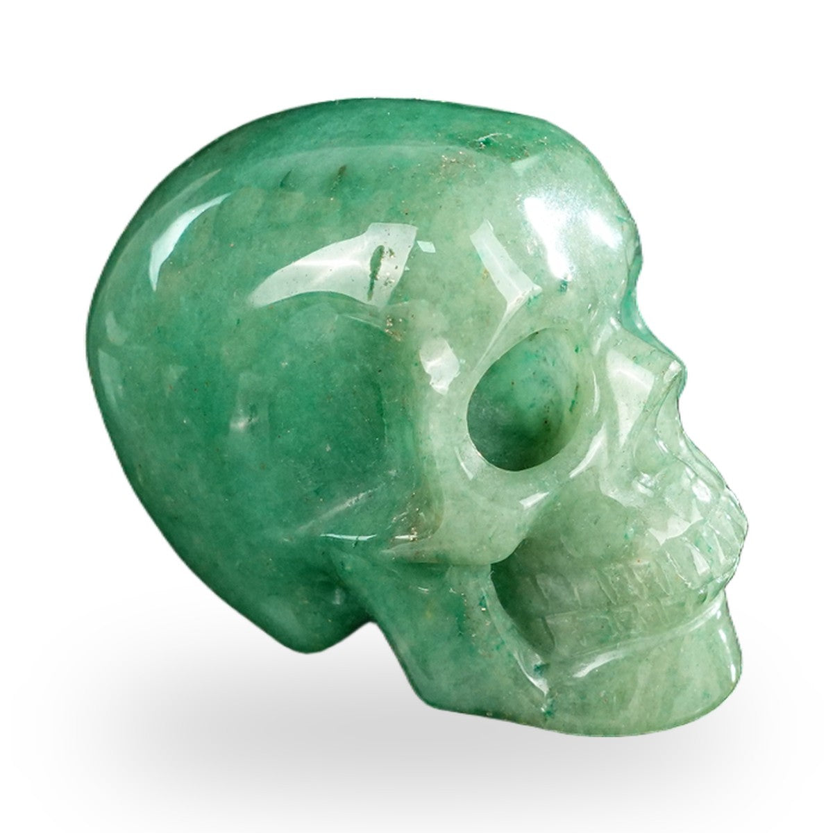 Green Aventurine crystal skull 2.2" SKH20GA11 photo 4