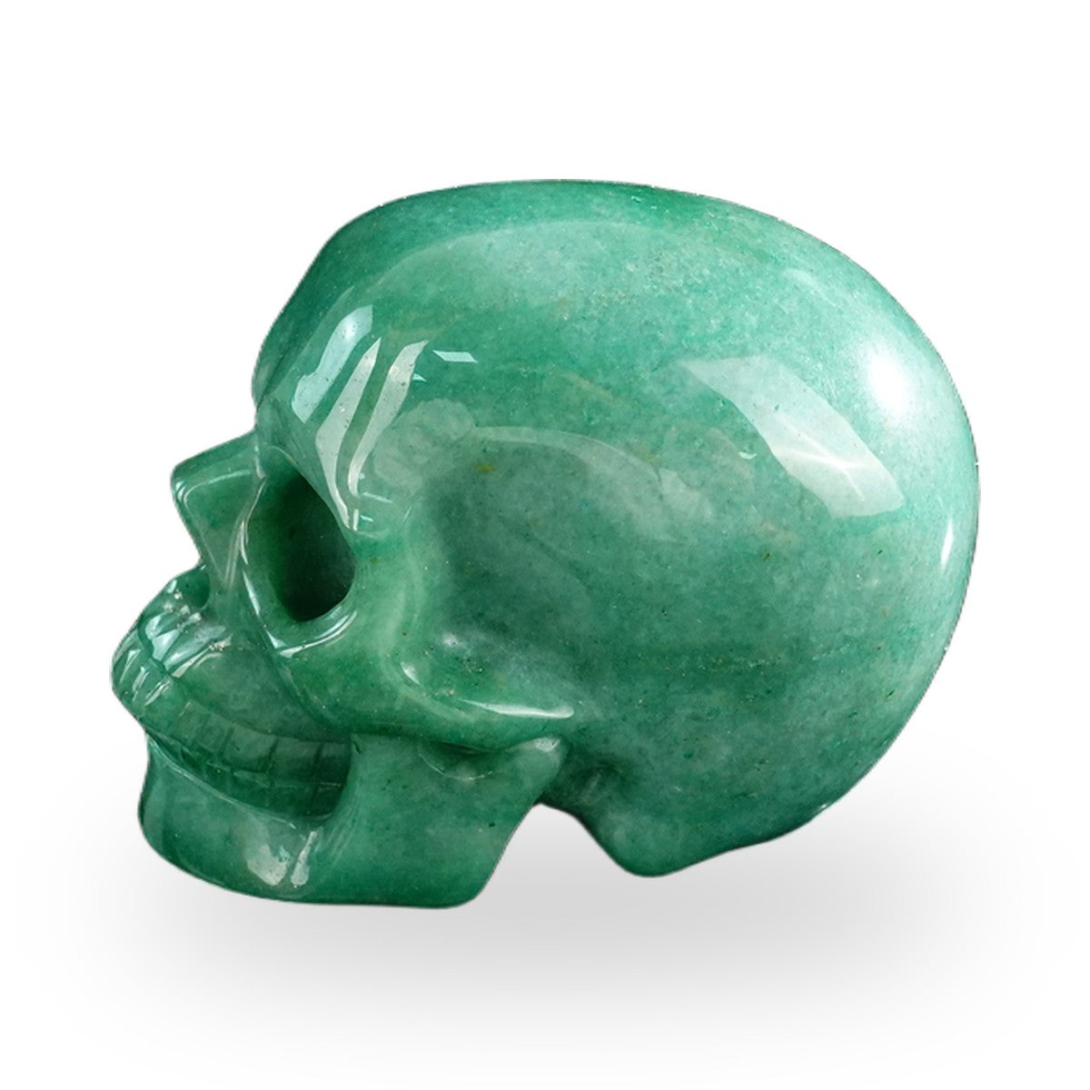 Green Aventurine crystal skull 3" SKH30GA02 photo 6