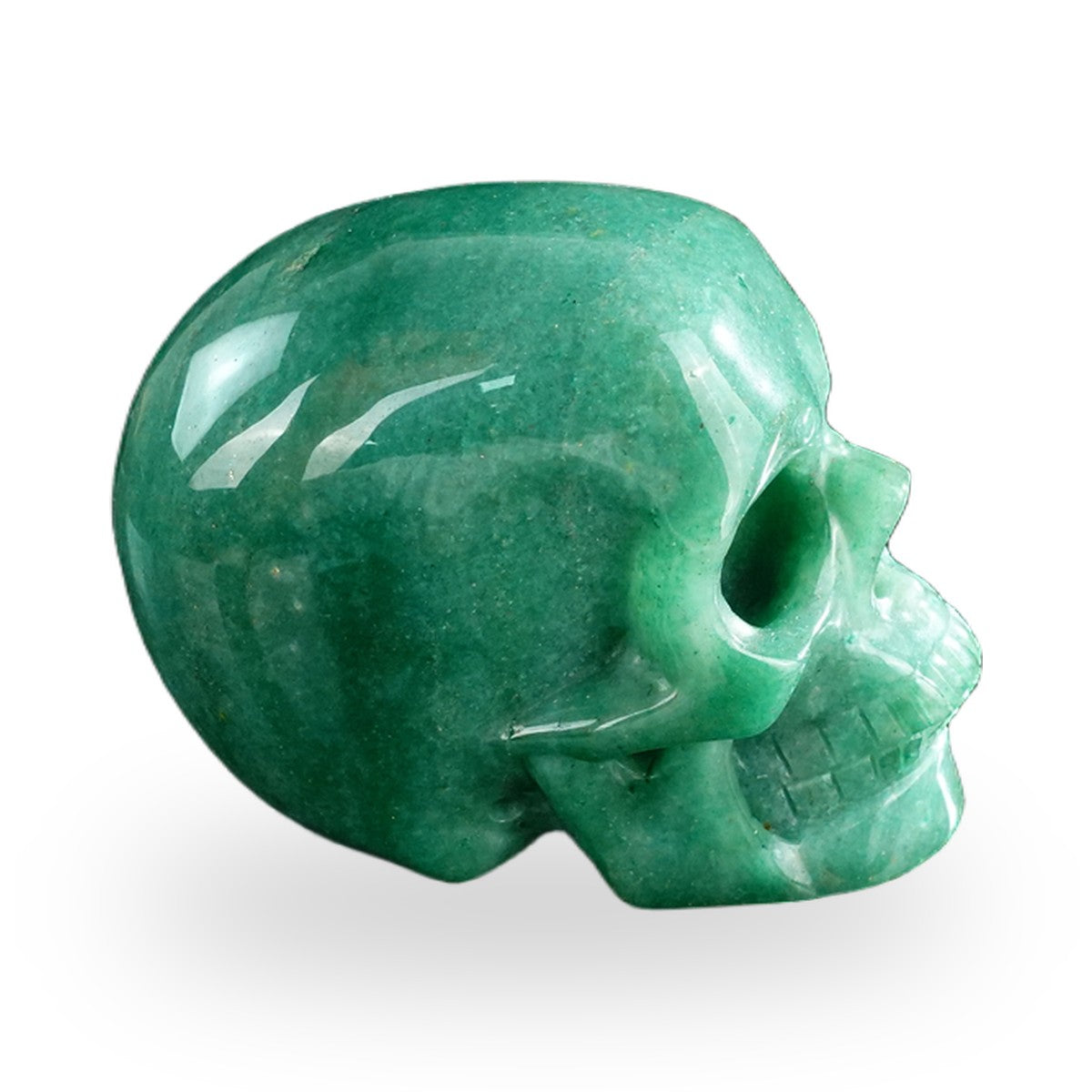 Green Aventurine crystal skull 3" SKH30GA03 photo 5