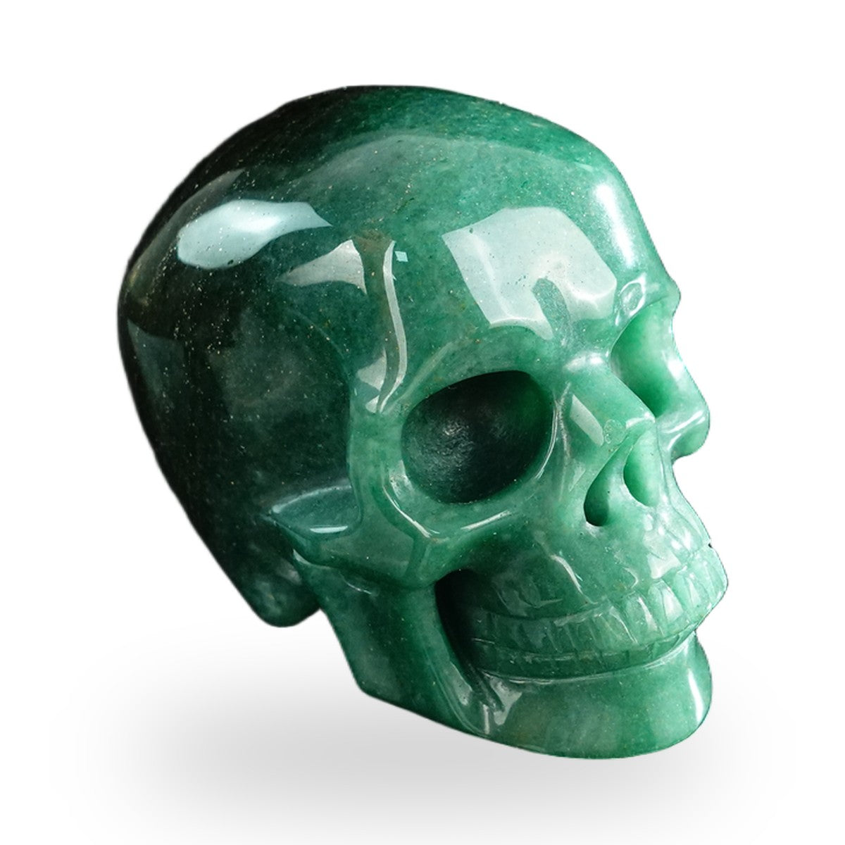 Green Aventurine crystal skull 3" SKH30GA13 photo 3