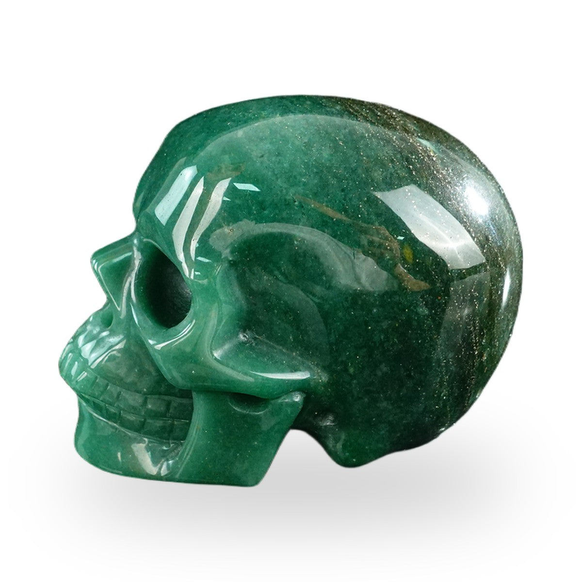Green Aventurine crystal skull 3" SKH30GA13 photo 6