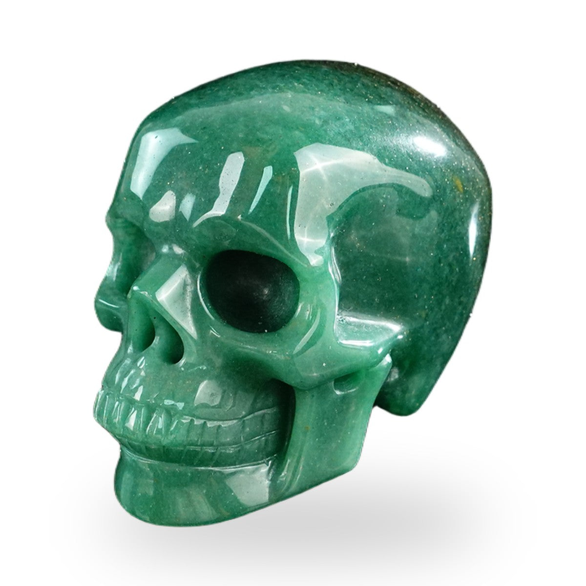 Green Aventurine crystal skull 3" SKH30GA13 photo 8