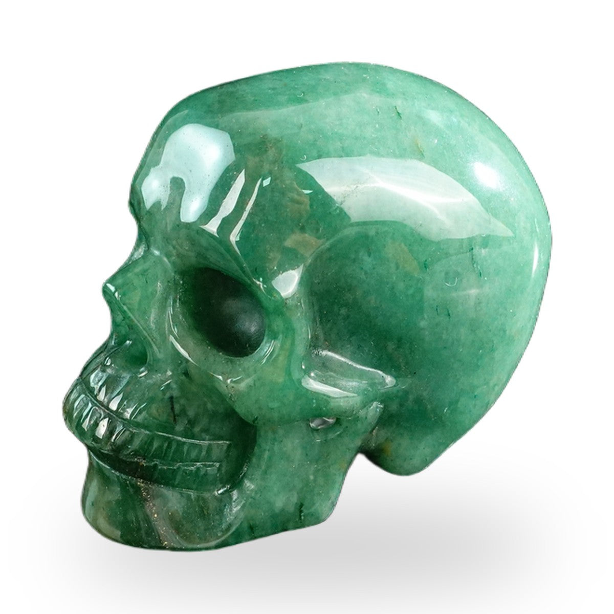 Green Aventurine crystal skull 3" SKH30GA19 photo 7