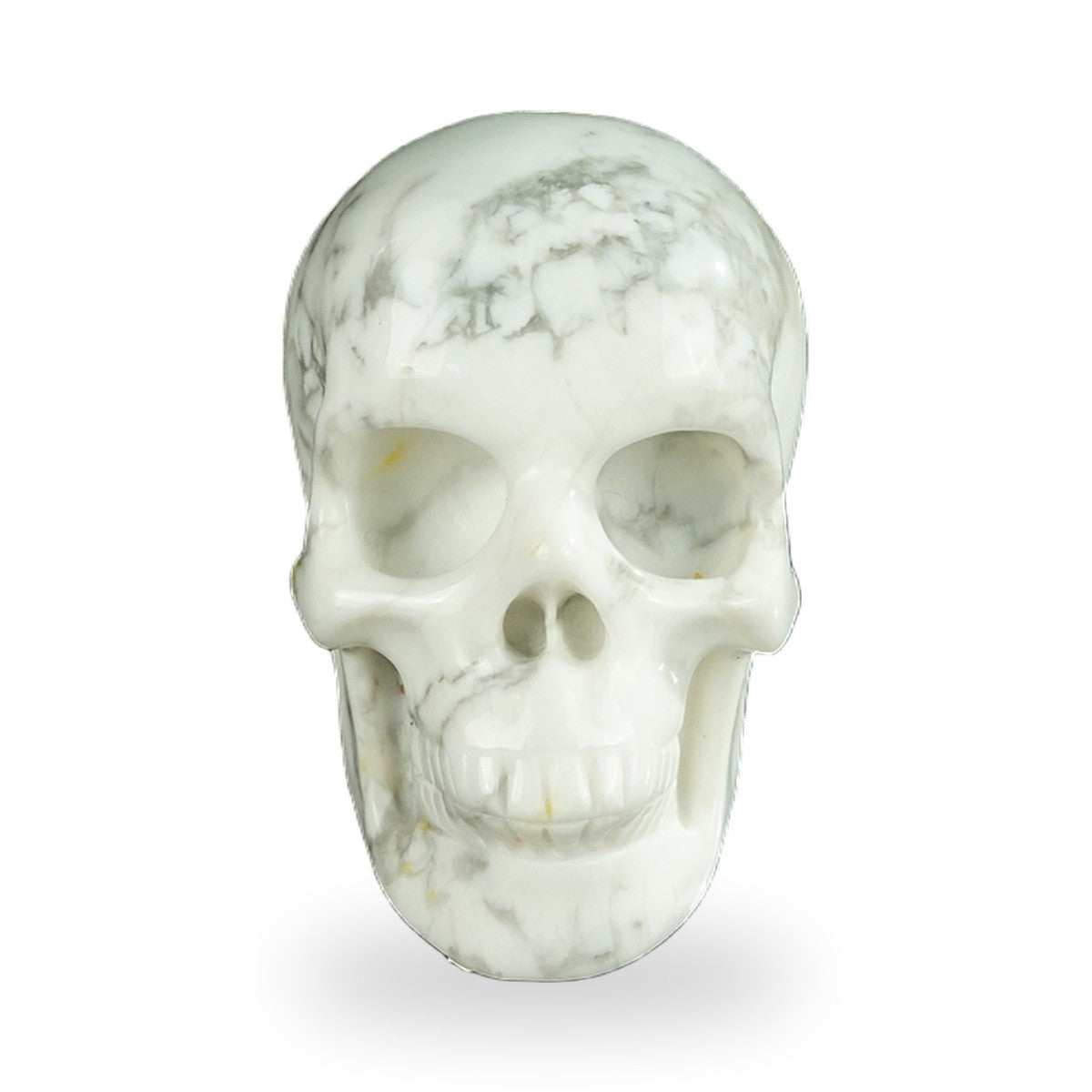 Howlite crystal skull 2.2" SKH20HL04 photo 1