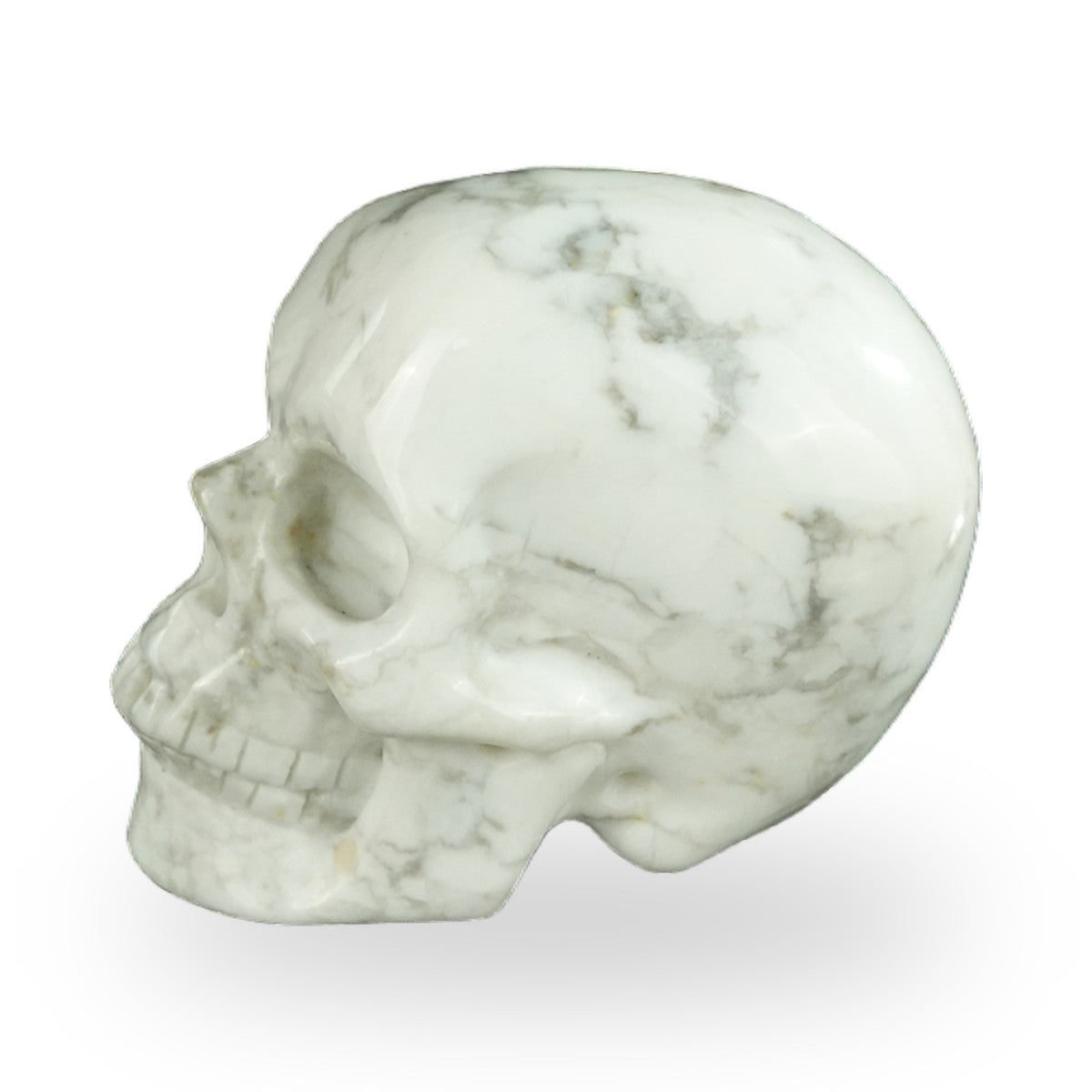 Howlite crystal skull 2.2" SKH20HL07 photo 7