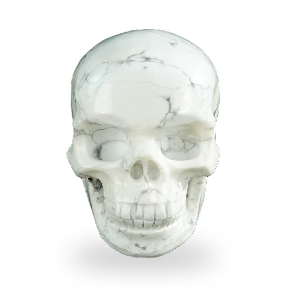 Howlite crystal skull 3" SKH30HL02 photo 1