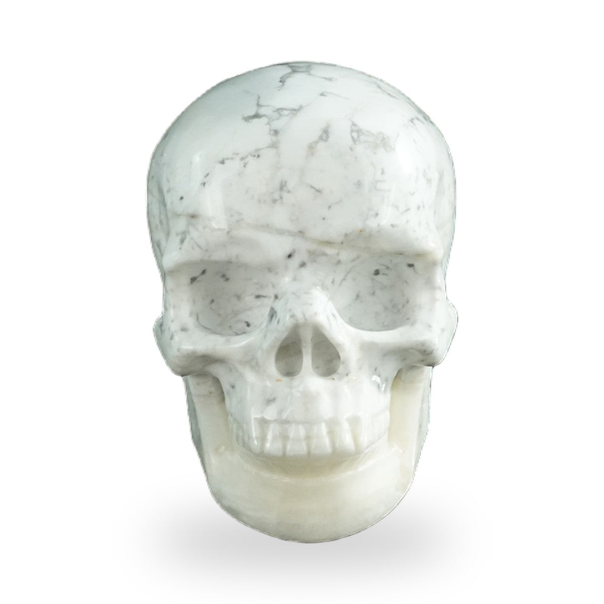 Howlite crystal skull 3" SKH30HL09 photo 1