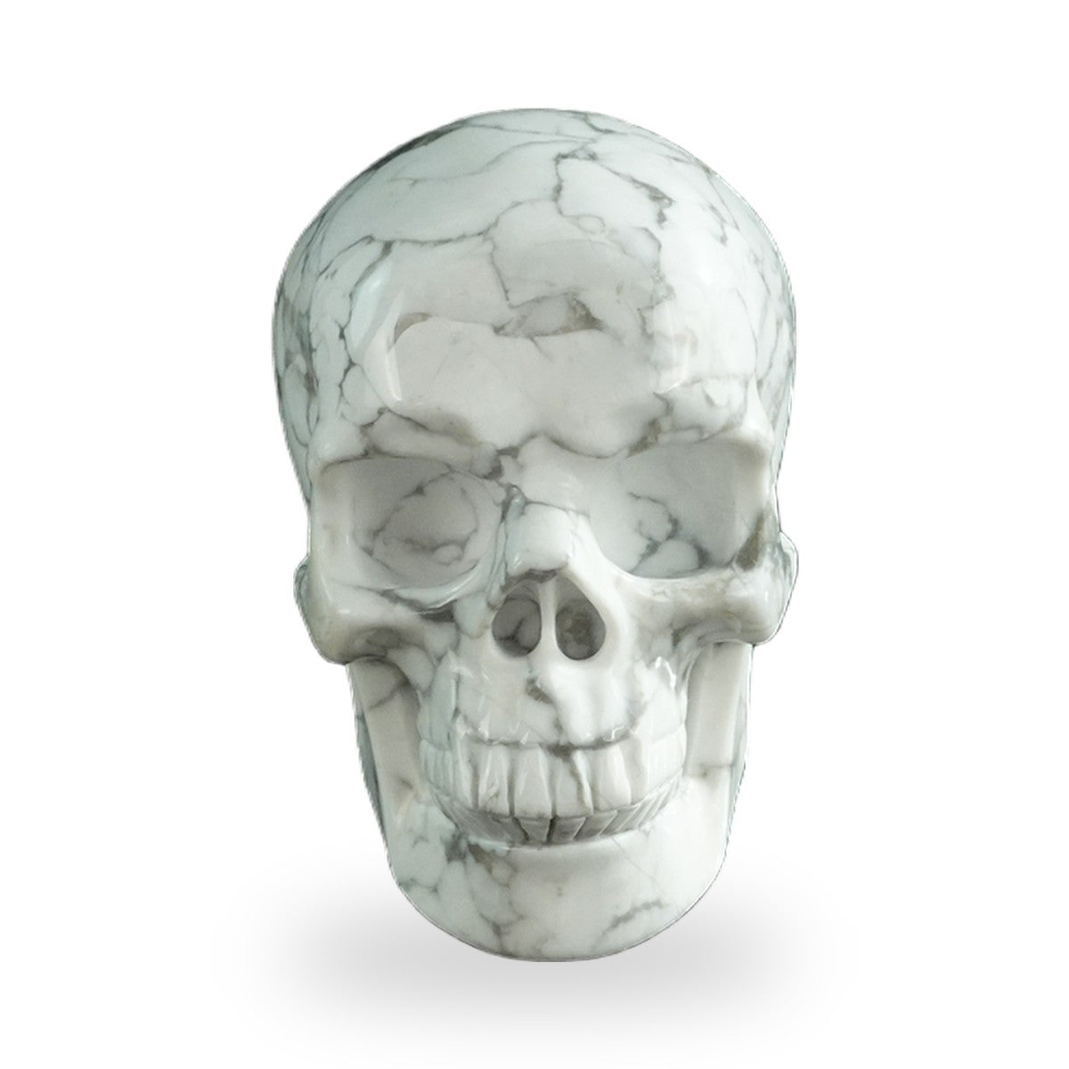 Howlite crystal skull 3" SKH30HL11 photo 1