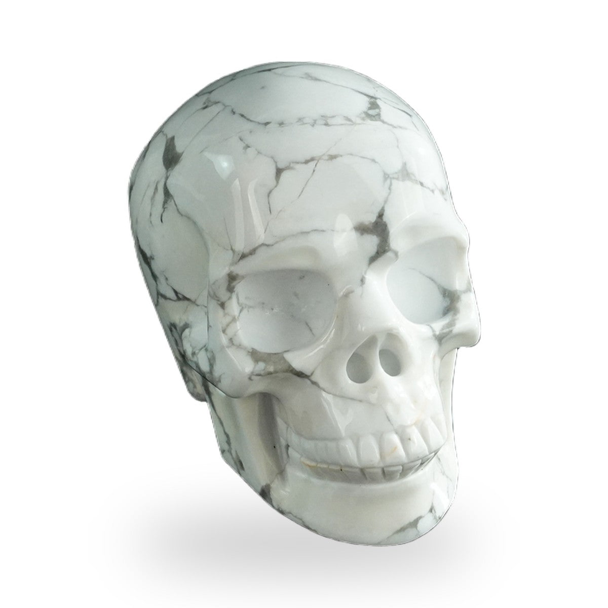 Howlite crystal skull 3" SKH30HL15 photo 3