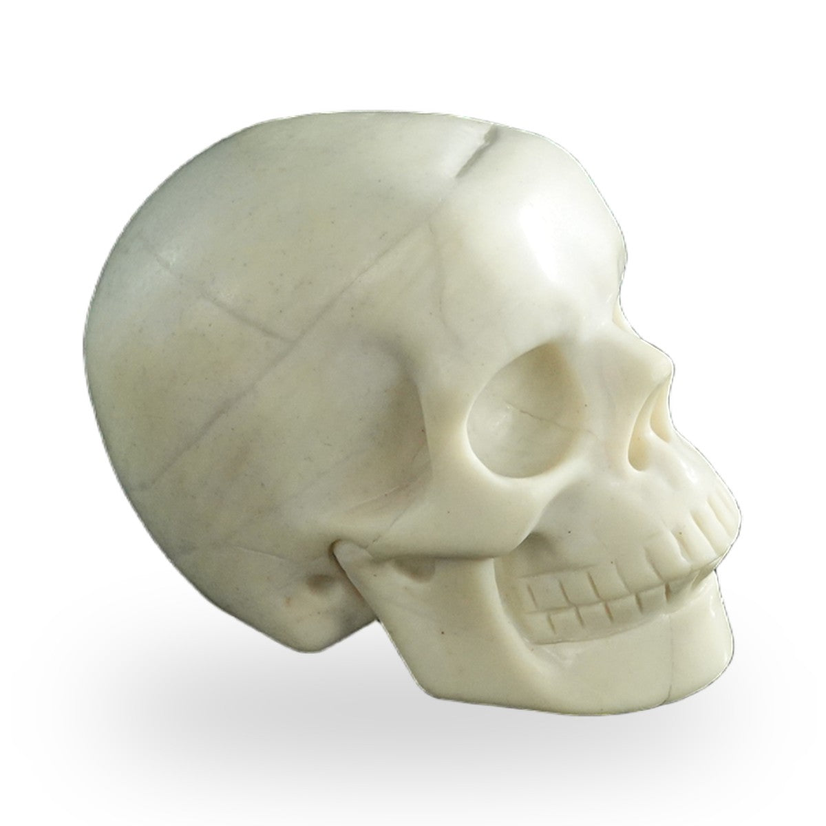 Ivory Jade crystal skull 3" SKH30IJ02 photo 4