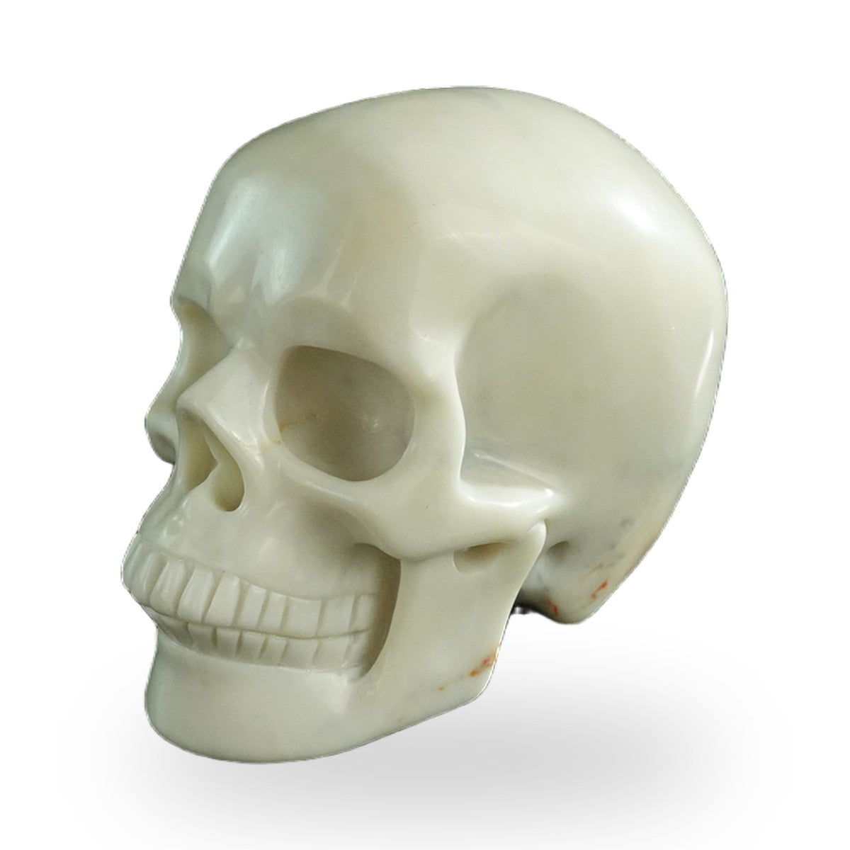Ivory Jade crystal skull 3" SKH30IJ03 photo 6