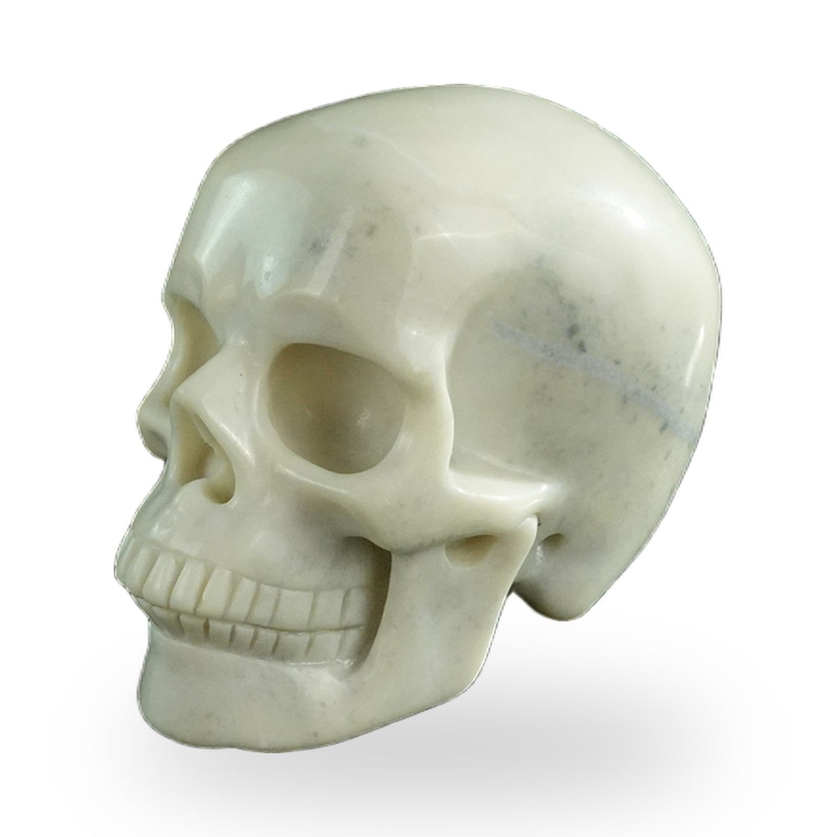 Ivory Jade crystal skull 3" SKH30IJ05 photo 7