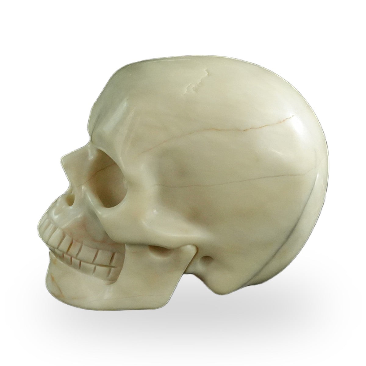 Ivory Jade crystal skull 3" SKH30IJ06 photo 6