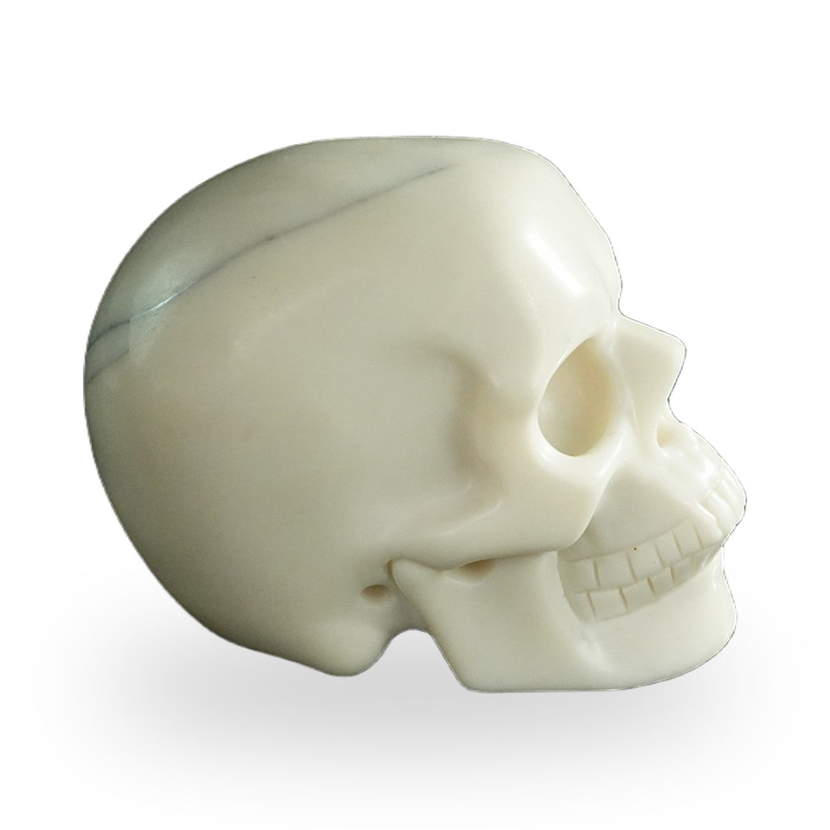 Ivory Jade crystal skull 3" SKH30IJ07 photo 6