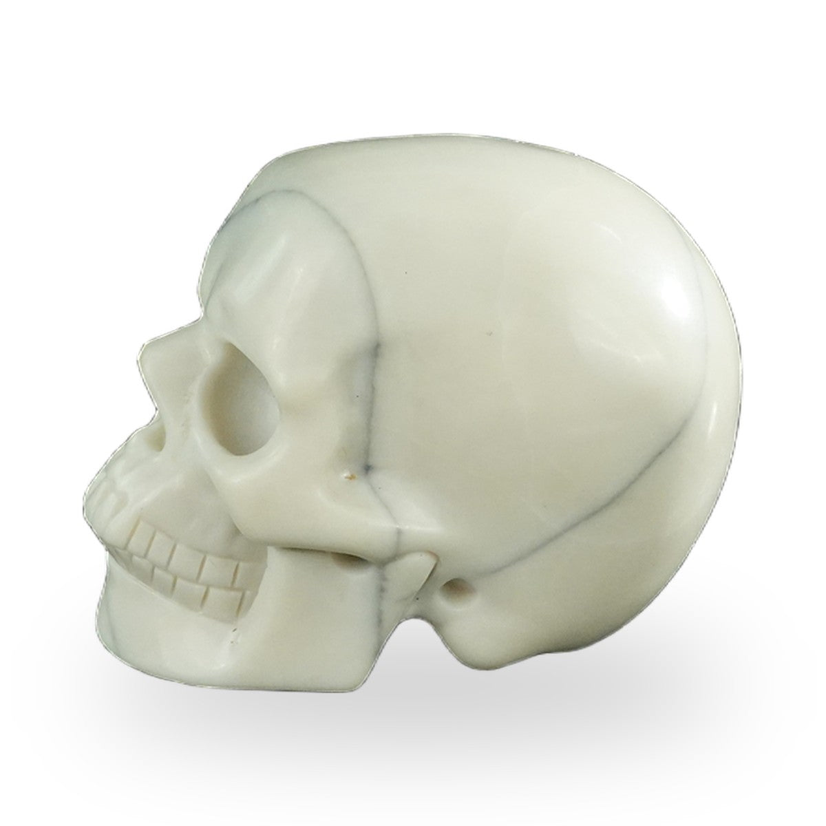Ivory Jade crystal skull 3" SKH30IJ08 photo 5