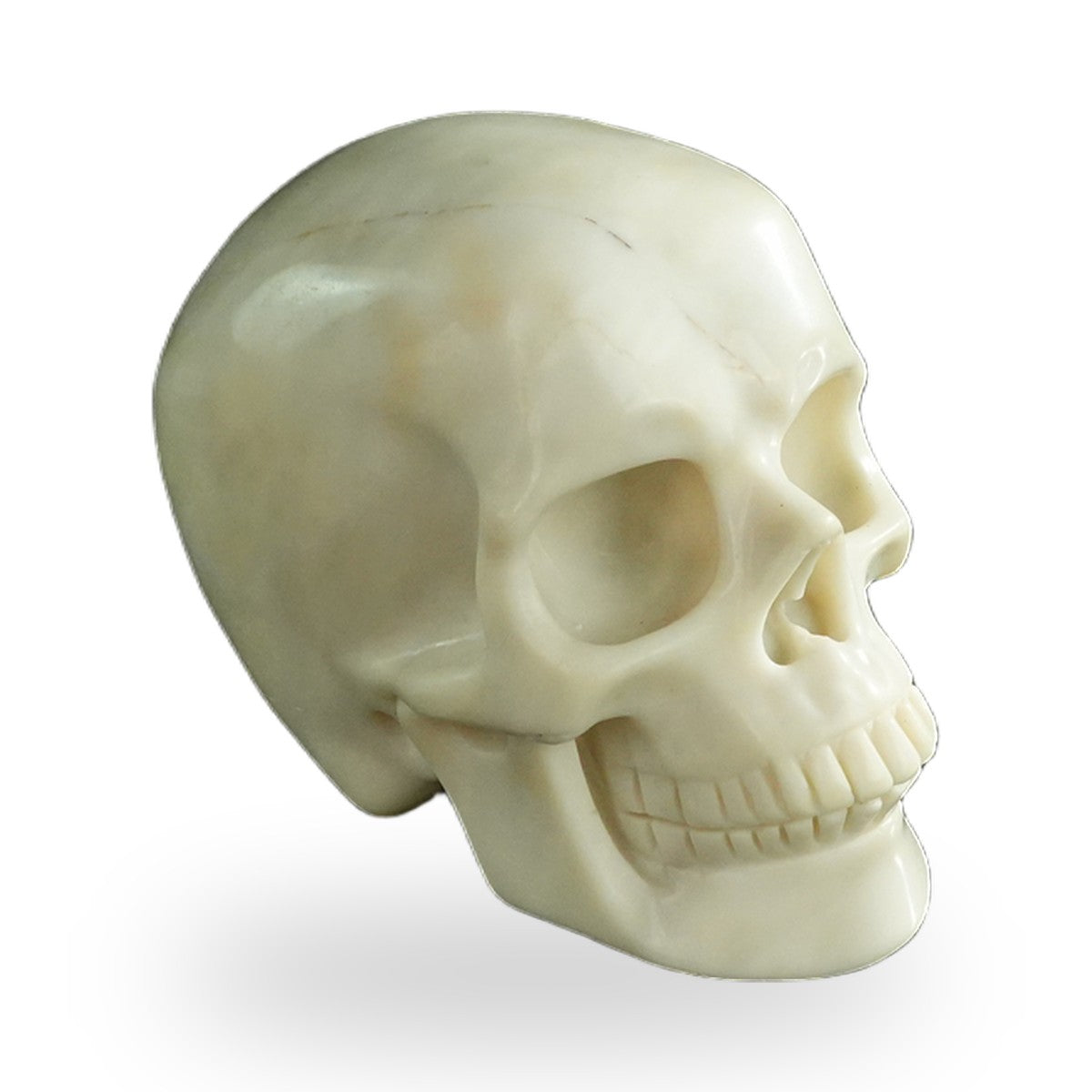 Ivory Jade crystal skull 3" SKH30IJ09 photo 3