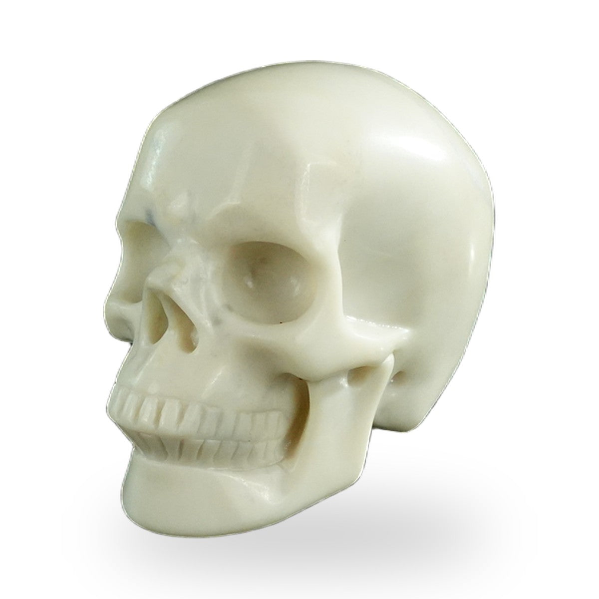 Ivory Jade crystal skull 3" SKH30IJ11 photo 8