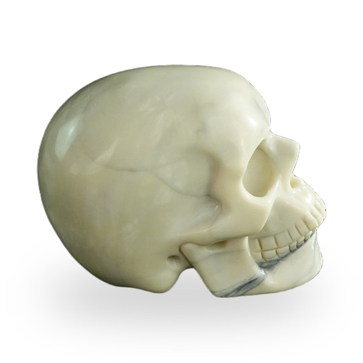 Ivory Jade crystal skull 3" SKH30IJ12 photo 6