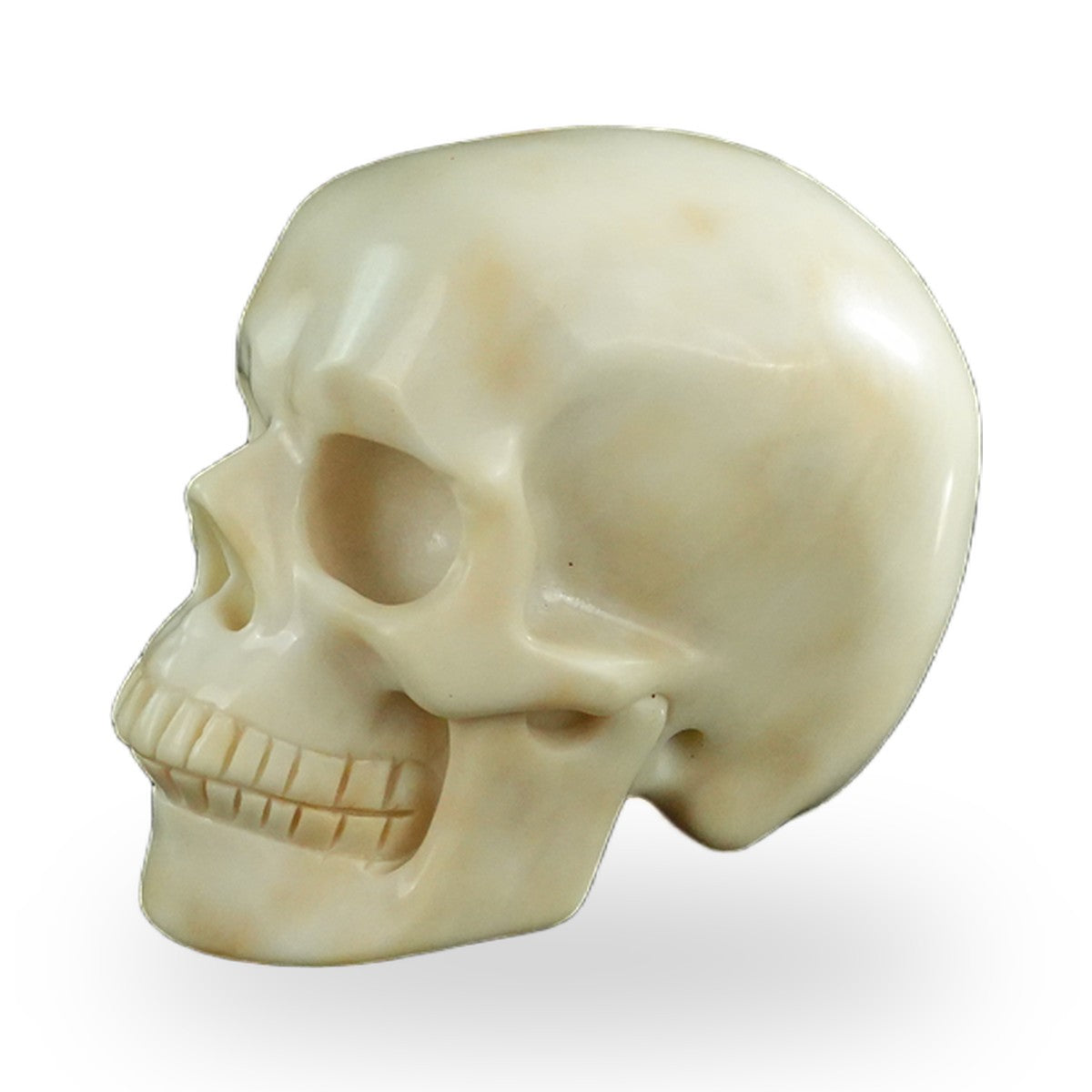 Ivory Jade crystal skull 3" SKH30IJ13 photo 7