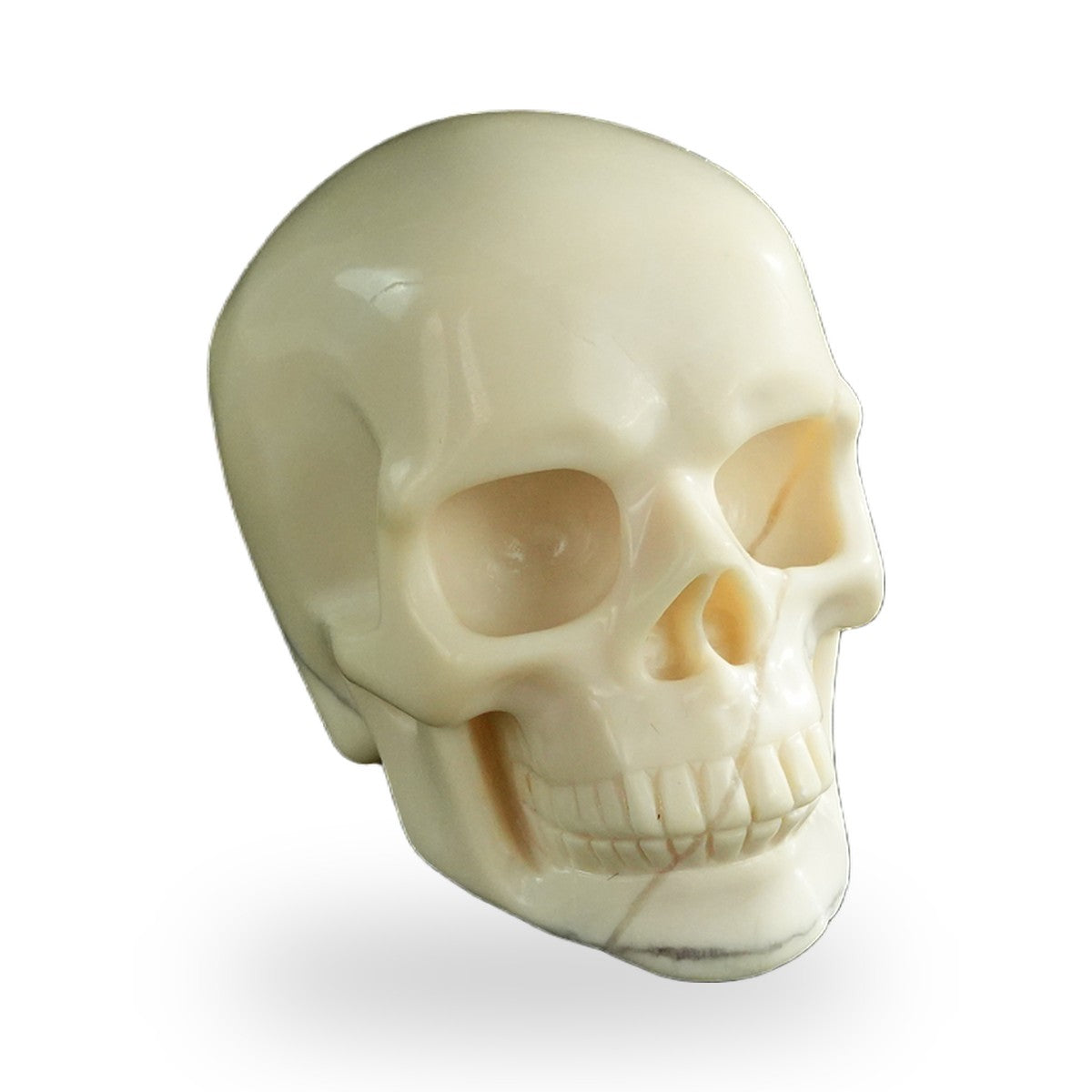 Ivory Jade crystal skull 3" SKH30IJ15 photo 2