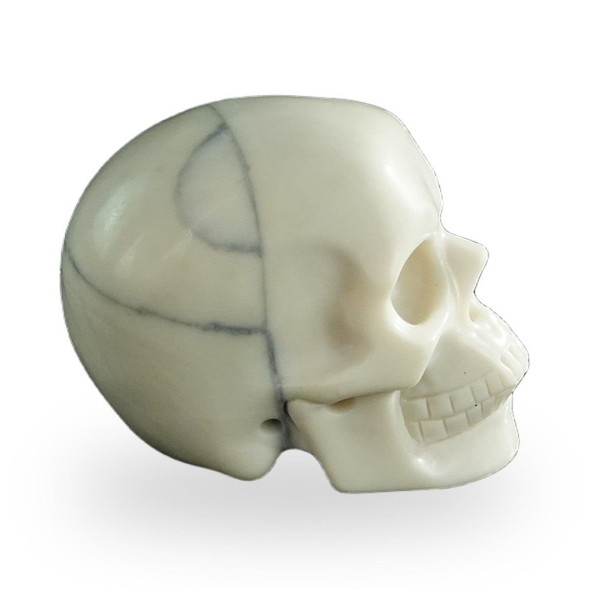 Ivory Jade crystal skull 3" SKH30IJ16 photo 5