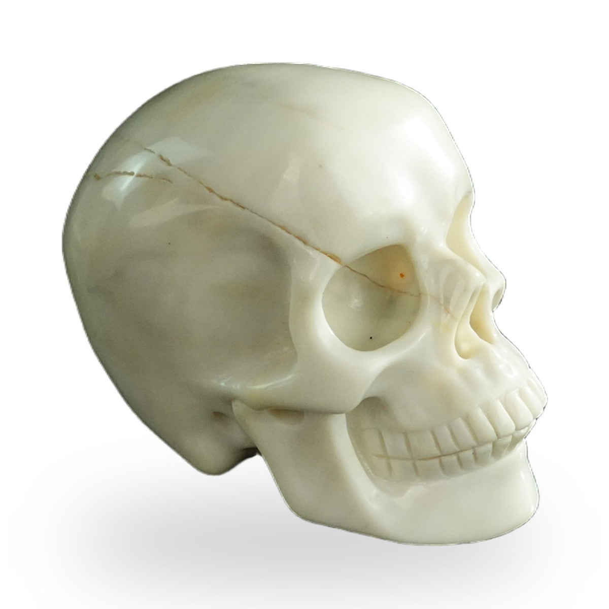 Ivory Jade crystal skull 3" SKH30IJ20 photo 4