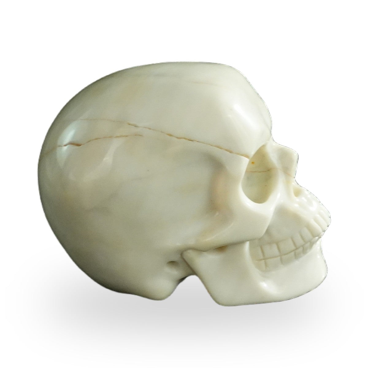 Ivory Jade crystal skull 3" SKH30IJ20 photo 5
