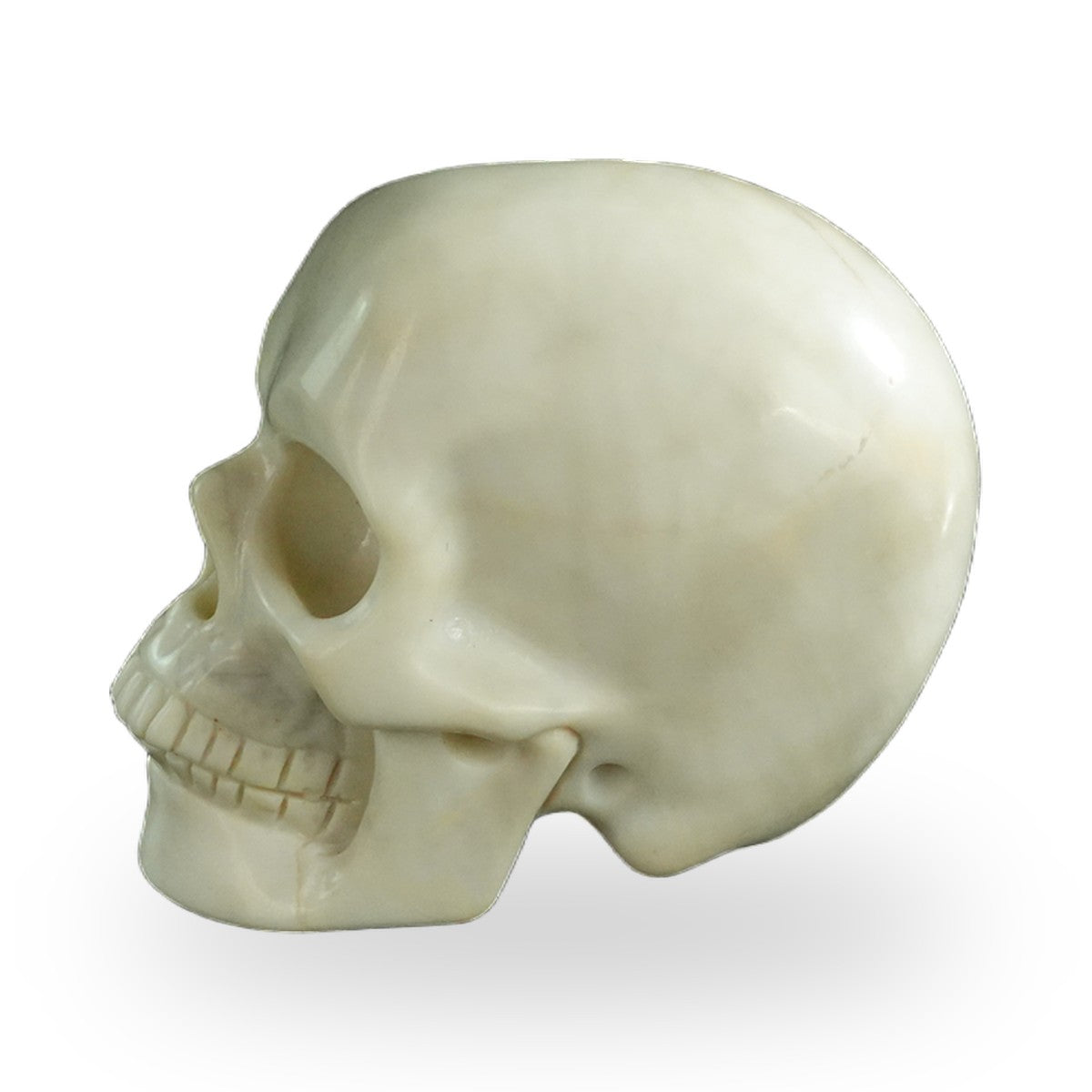 Ivory Jade crystal skull 3" SKH30IJ20 photo 6