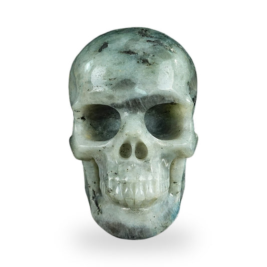 Labradorite crystal skull 4.5" SKH45LA01 hand carved gemstone
