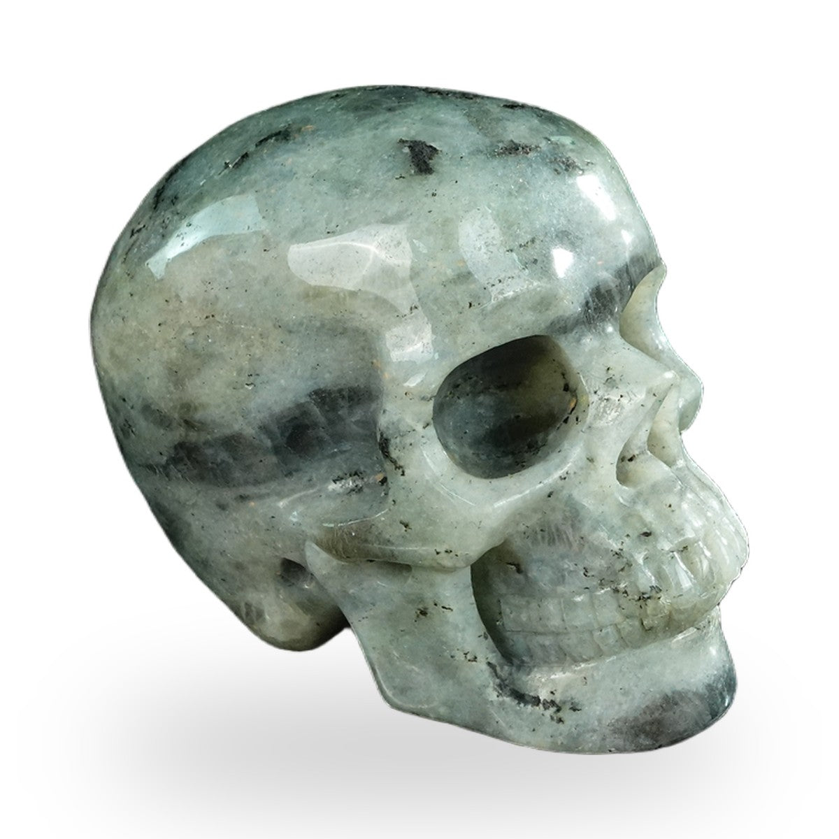 Labradorite crystal skull 4.5" SKH45LA01 view 3