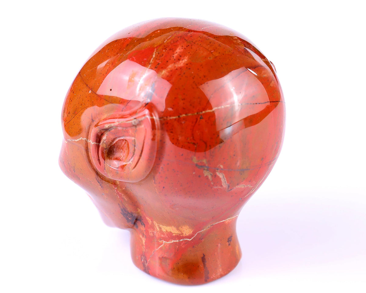 Nicedony 2.9" Red Jasper Hand Carved Crystal Elf Alien Sculpture (SKU: 3100110) - Photo 7