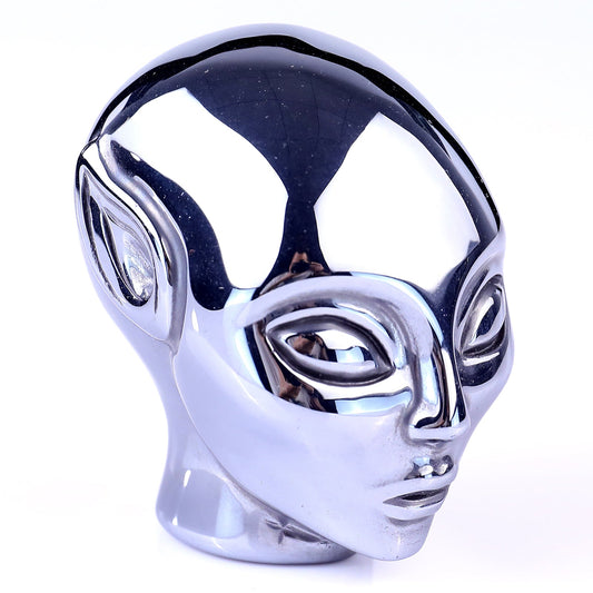 Nicedony 2.9" Tera-Hertz Hand Carved Crystal Elf Alien Sculpture