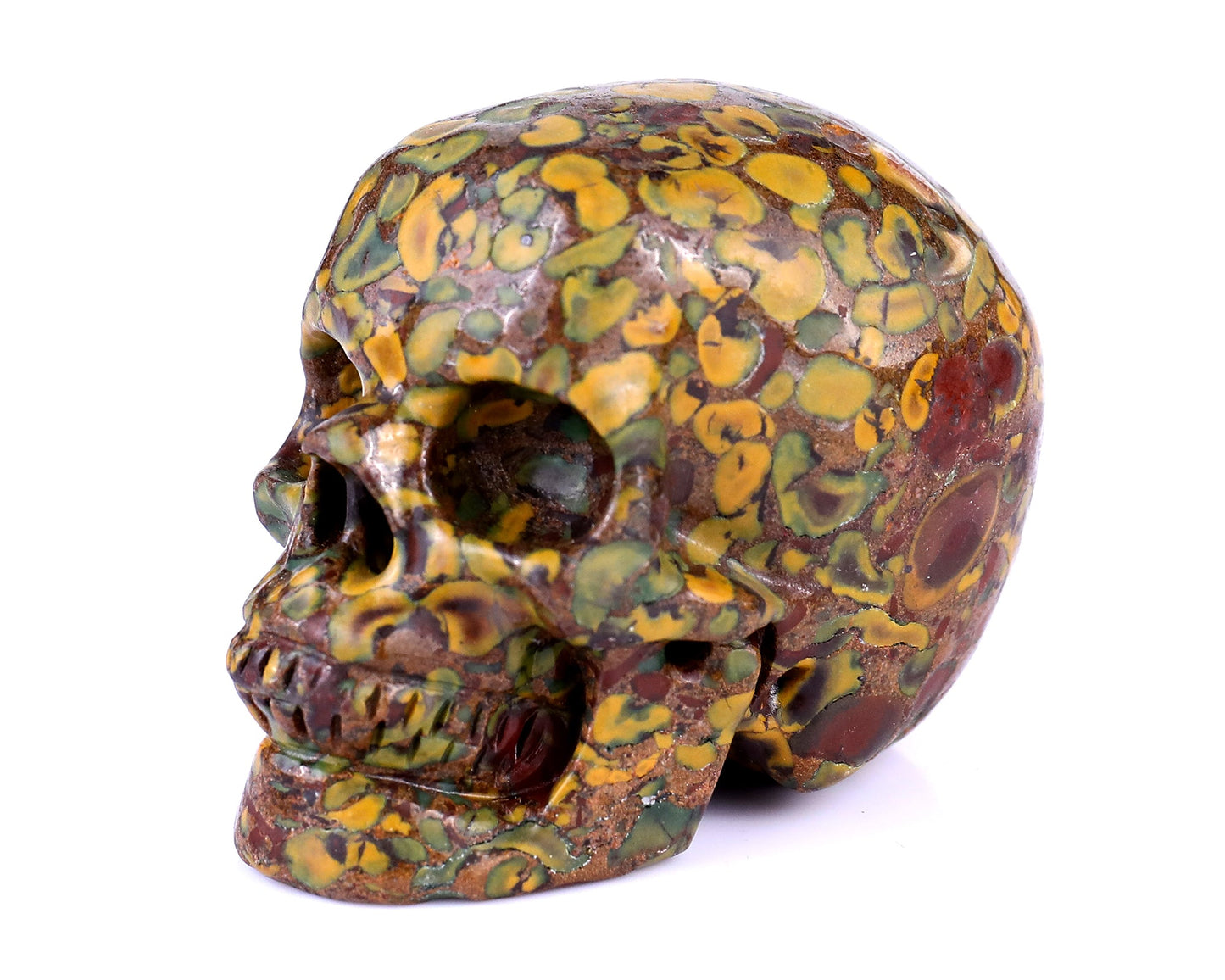 Nicedony 3.0" Roe Stone Hand Carved Crystal Realistic Skull Sculpture - View 7