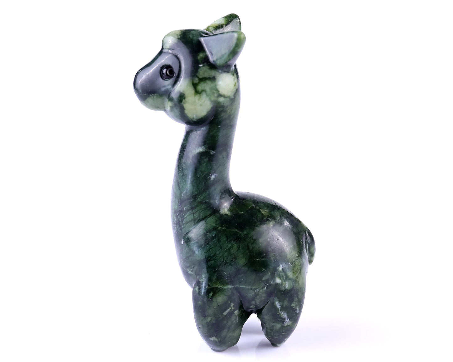Nicedony 4.0" New Jade Hand Carved Crystal Alpaca Sculpture - View 18