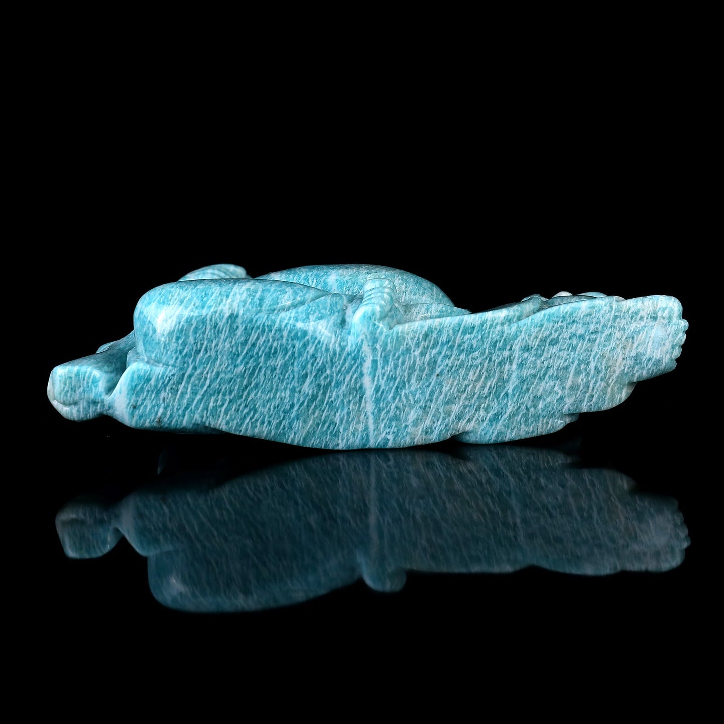 Nicedony 7.1" Amazonite Hand Carved Crystal Buddha Sculpture - View 7