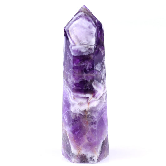 Nicedony 91mm Dream Amethyst Hand Carved Crystal Point