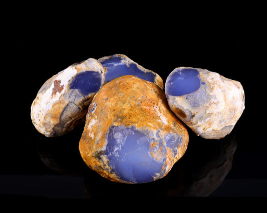 Nicedony Grade A Natural Blue Chalcedony Rough Stone, Jewelry Making Stone - #1 (2.34kg)